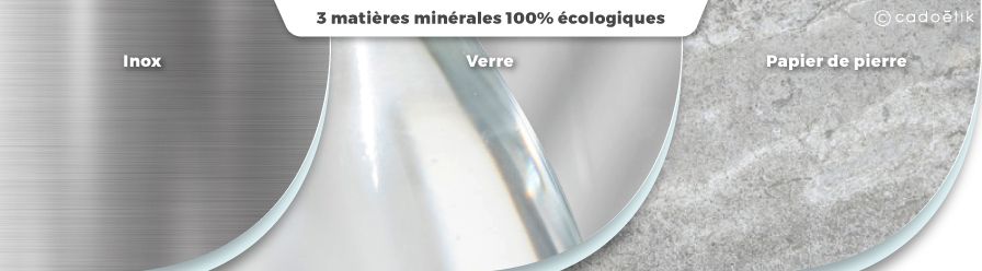 Matières minérales et métalliques écologiques