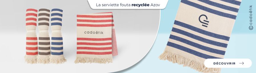 Serviette fouta recyclé Azov personnalisée - desktop