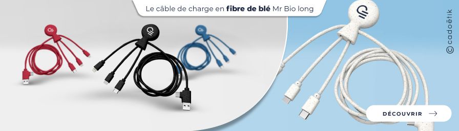 Câble charge fibre blé Mr Bio long - desktop