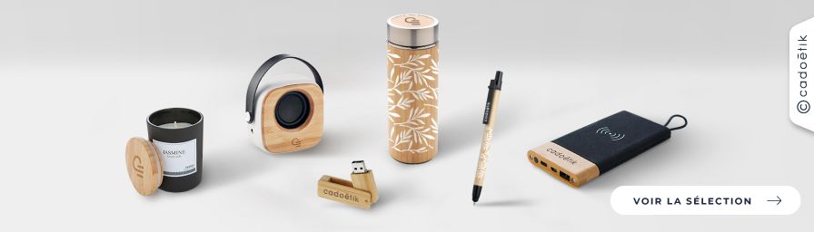 Collection goodies personnalisés bambou - desktop