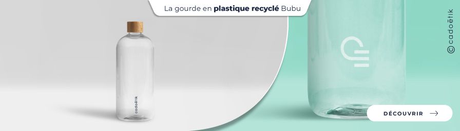 Gourde plastique recyclé bubu personnalisée - desktop