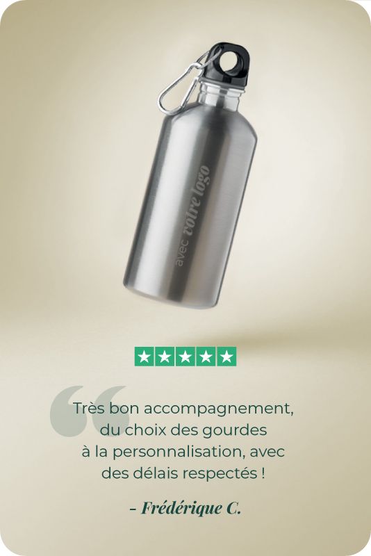 push avis client gourde