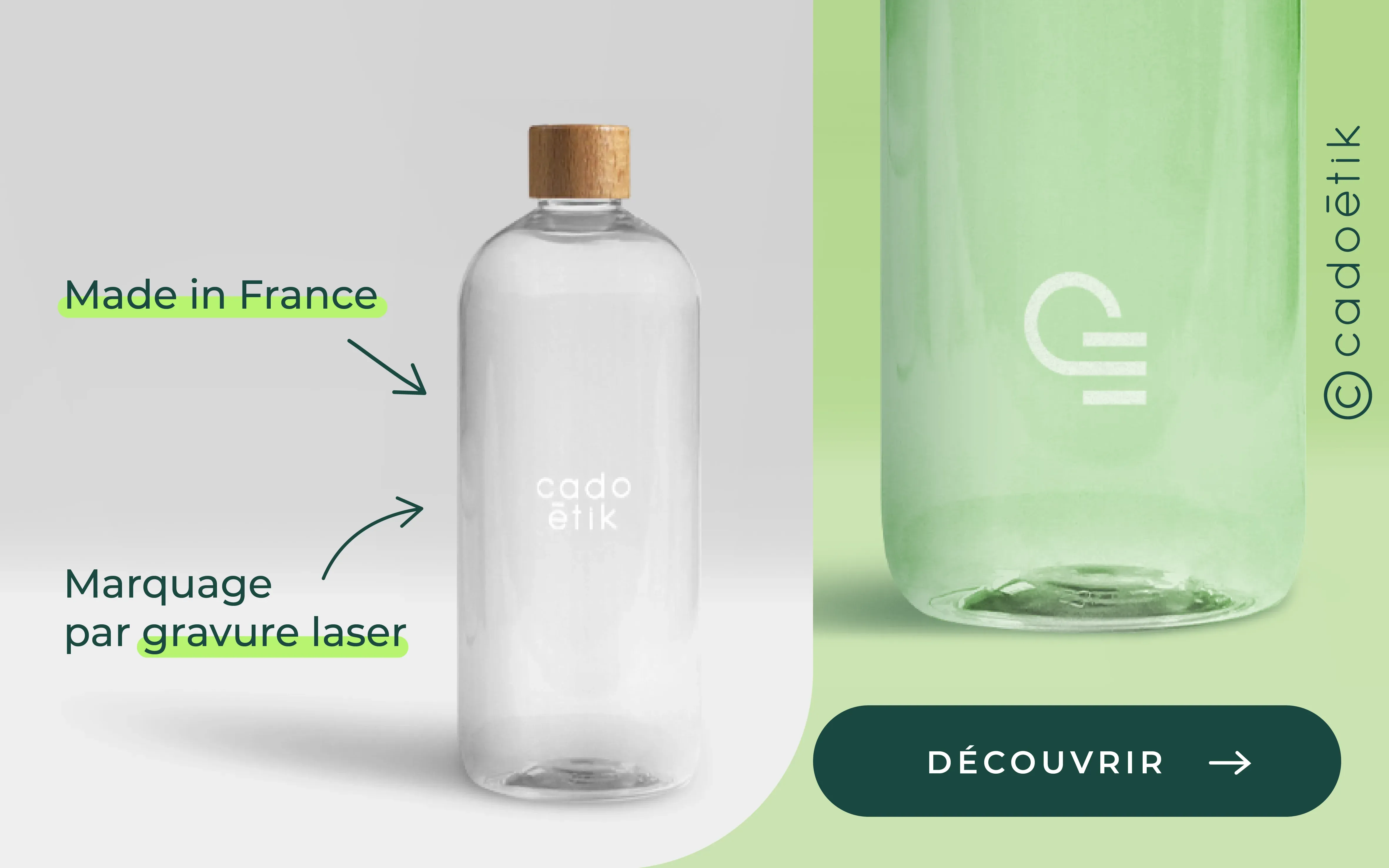 Gourde plastique recyclé bubu personnalisée - mobile