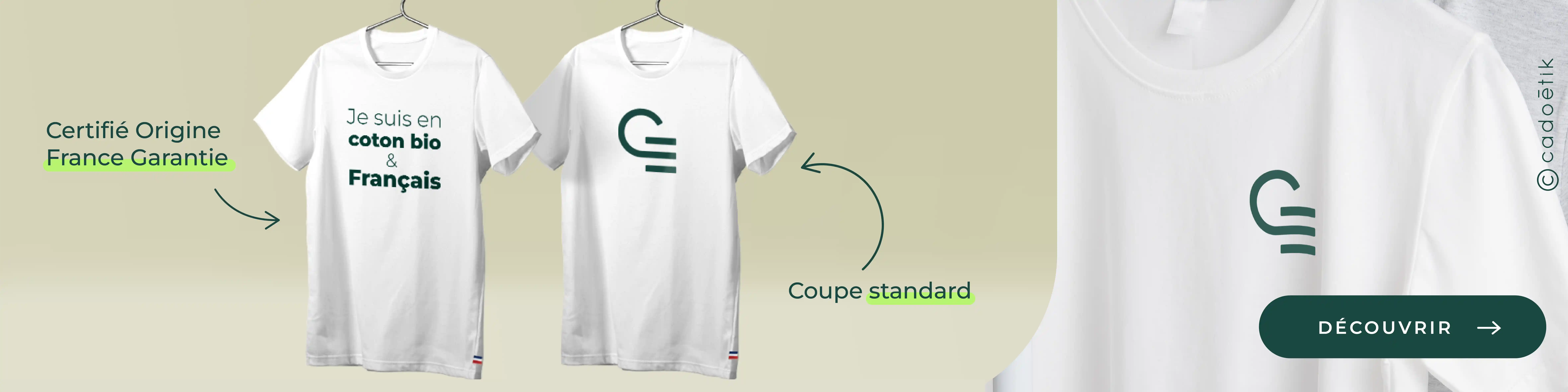 T-shirt coton bio Achille personnalisé - desktop