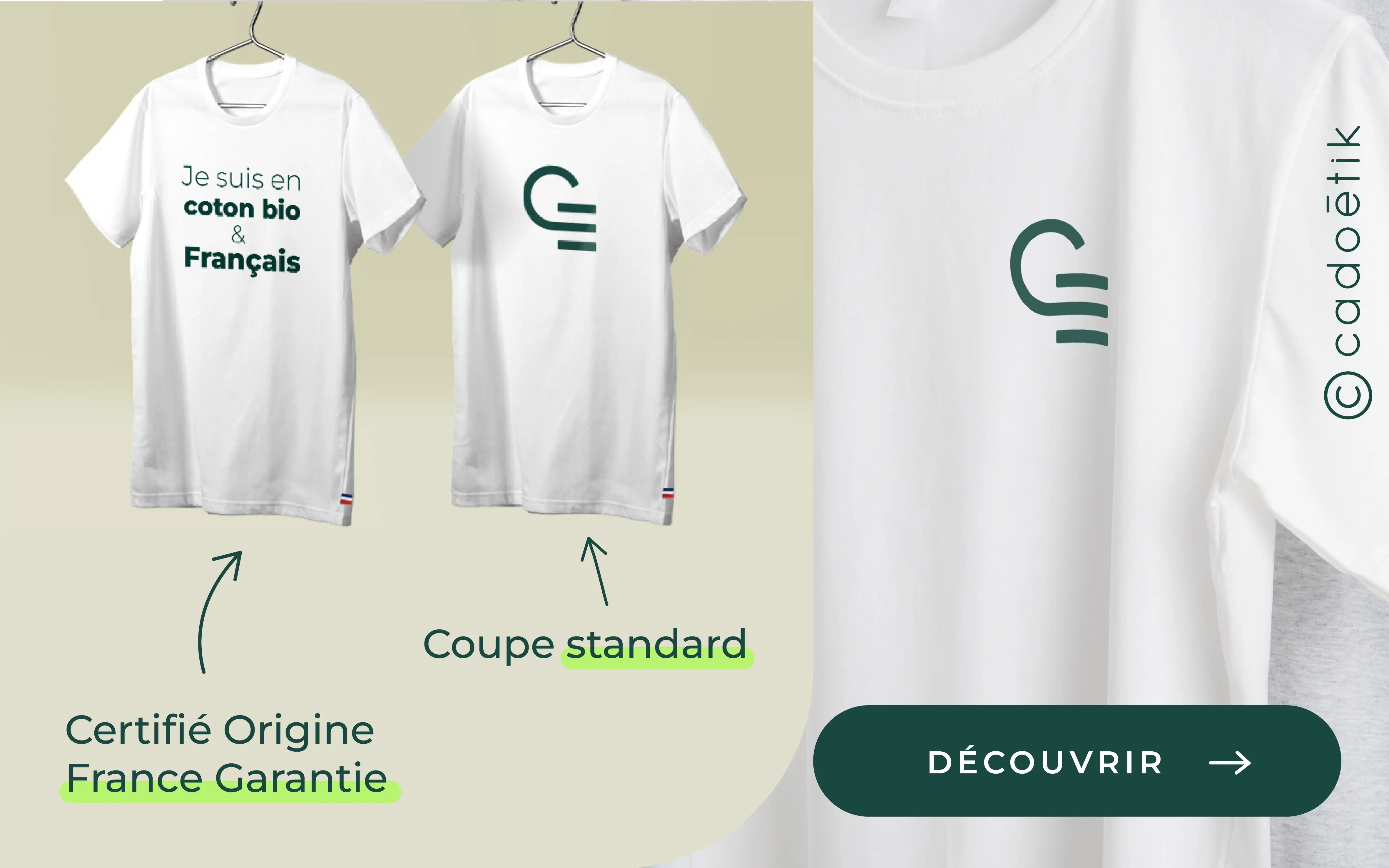 T-shirt coton bio Achille personnalisé - mobile