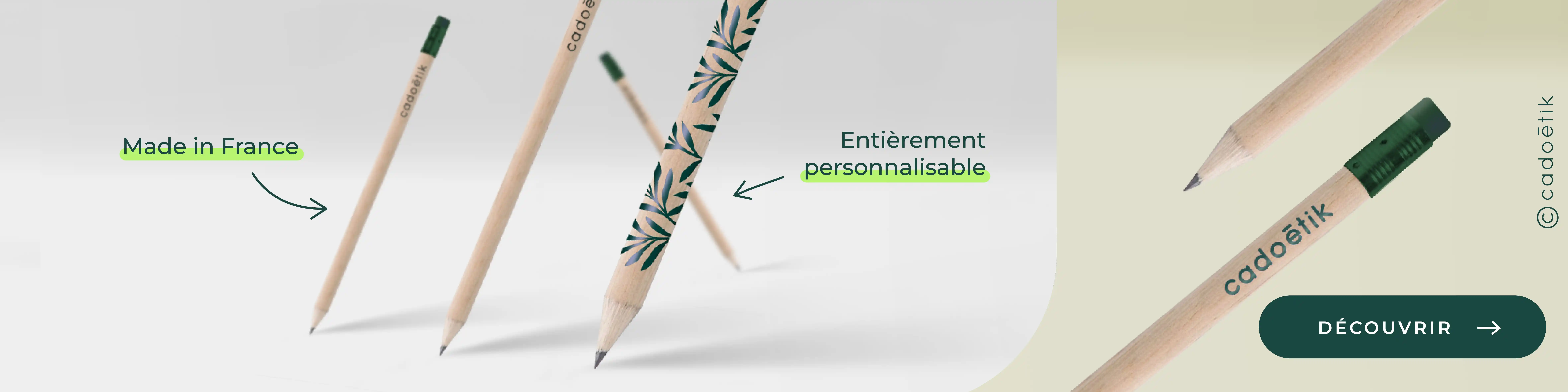 Crayon papier bois Français personnalisé - desktop