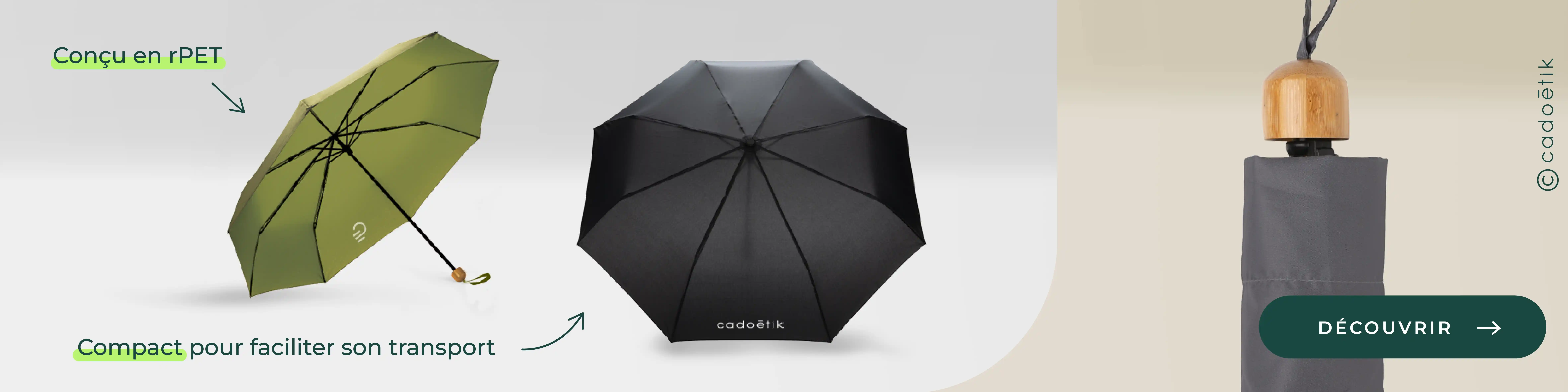 Parapluie bambou impact personnalisé - desktop