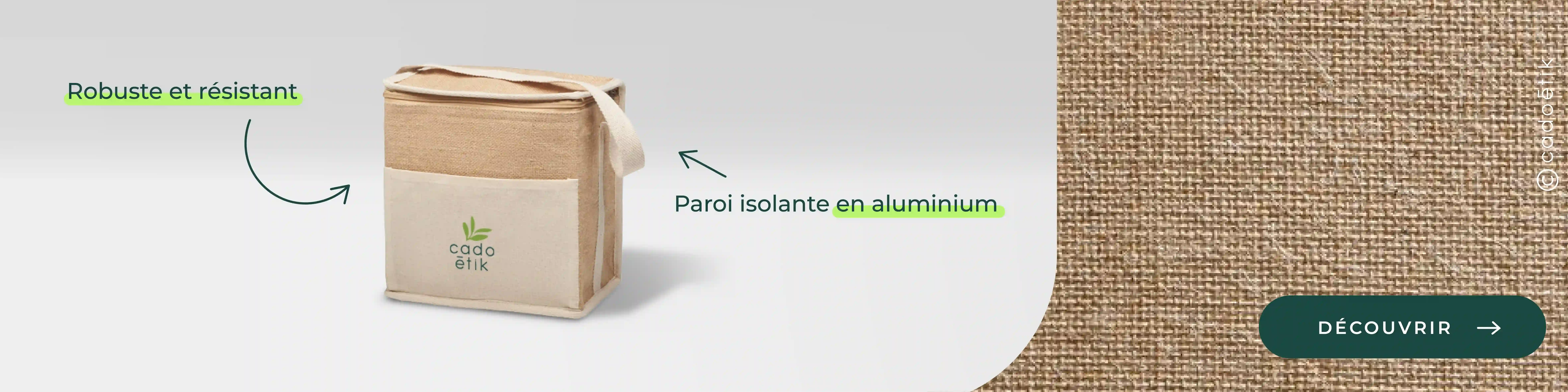 Sac isotherme jute Lona personnalisé - desktop