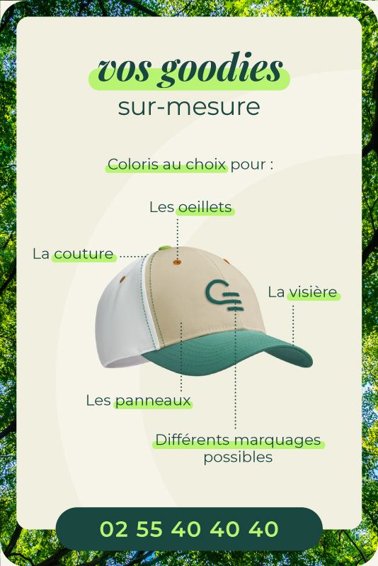 push your choice casquette sur-mesure