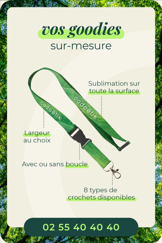push your choice lanyard sur-mesure