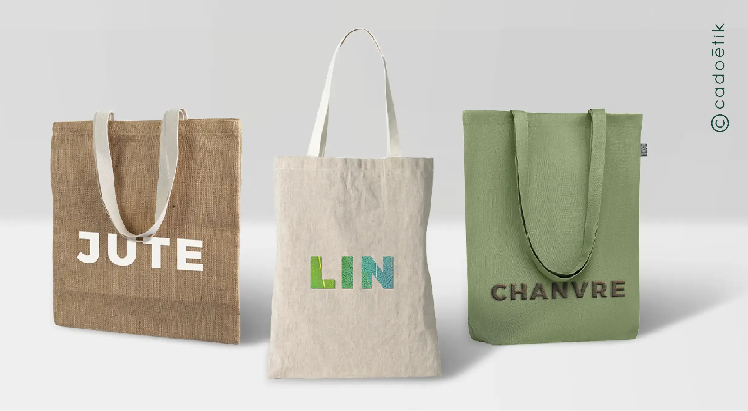 Tote bag matières naturelles - mobile