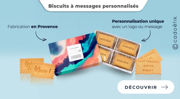 Goodies entreprise innovant – Biscuit avec message - Mobile