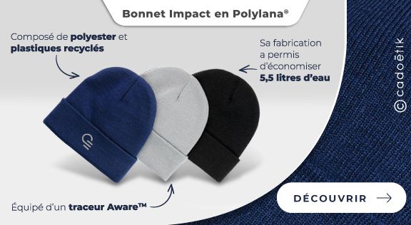 Goodies entreprise innovant – Bonnet personnalisé Impact – Mobile