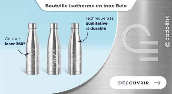 Goodies entreprise innovant – Bouteille isotherme 360 - Mobile 