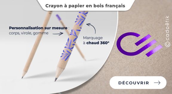 Goodies entreprise innovant – Crayon marqué à chaud - Mobile