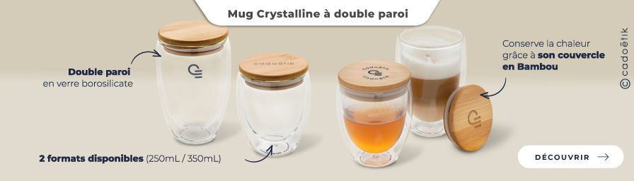 Goodies entreprise innovant – Mug personnalisé Crystalline – Desktop