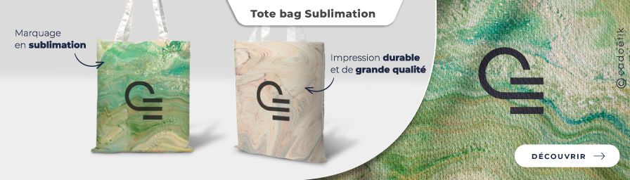 Goodies entreprise innovant – Tote bag par sublimation – Desktop