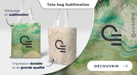 Goodies entreprise innovant – Tote bag par sublimation - Mobile